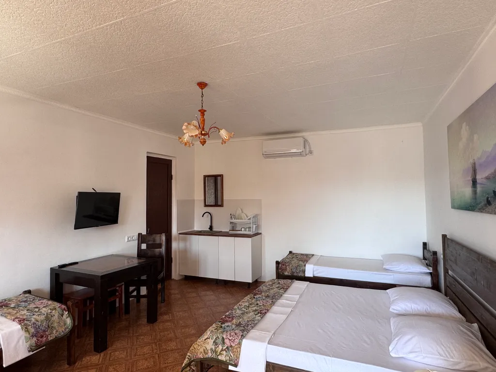 Студия у Хореки с кондиционером и парковкой