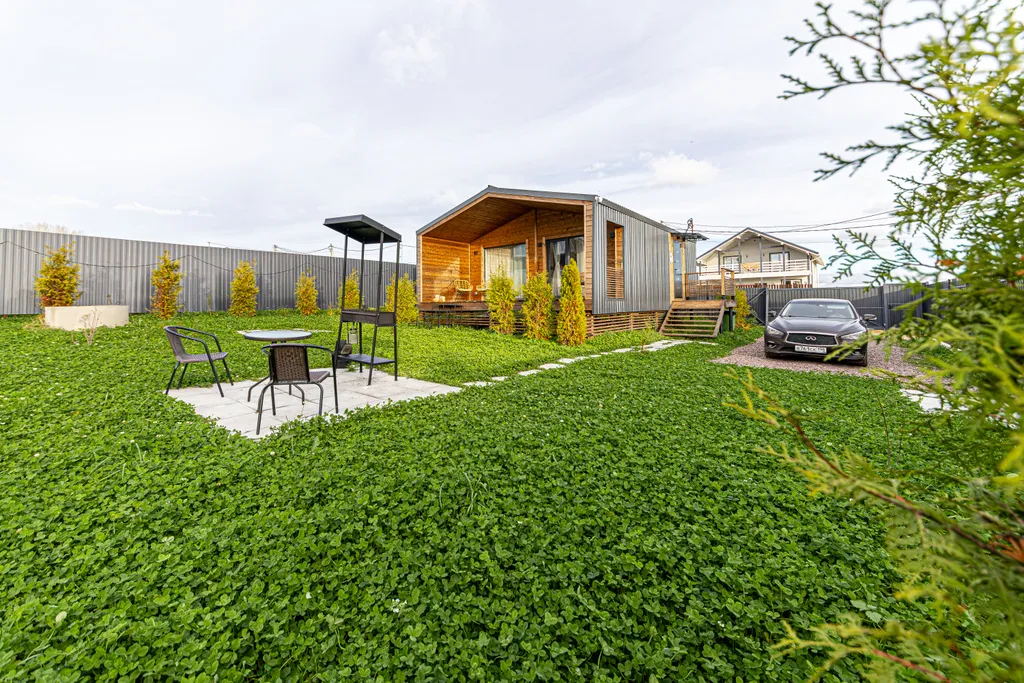 Новый загородный дом в стиле барнхаус