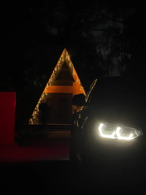 Уютный дом на берегу озера в березовой роще