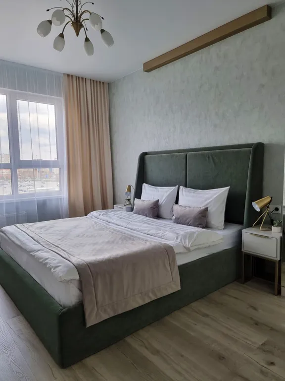 Уютная евродвухкомнатная квартира (СИГР, тц Волна, Ашан).