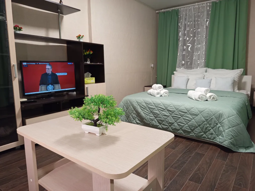 Квартира с панорамным видом на Горный воздух в центре города