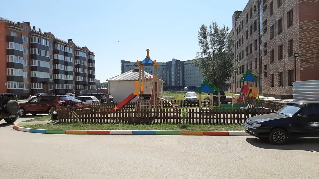 Чистая и уютная студия с видом на долину Енисея