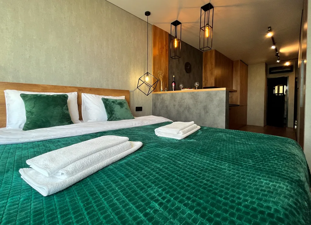 Студия на 24 этаже с видом на Дон