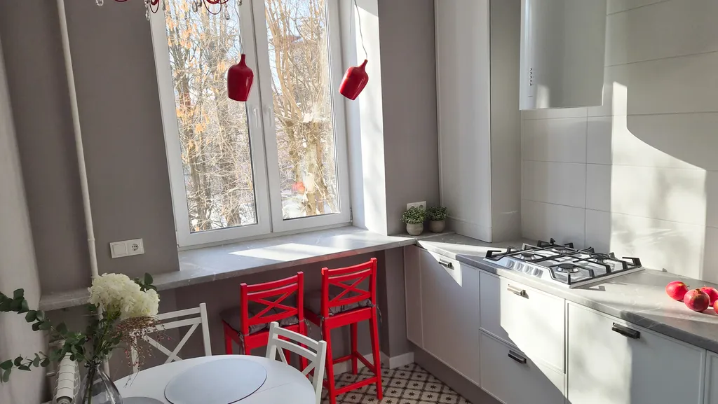 Апартаменты с балконом у вокзала