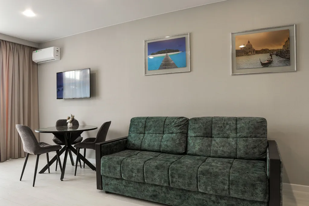 Квартира Уютные апартаменты с видом на море, с бассейном — Анапа