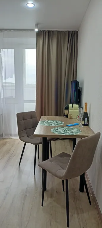 Уютная студия новом развивающимся районе Новопатрушево