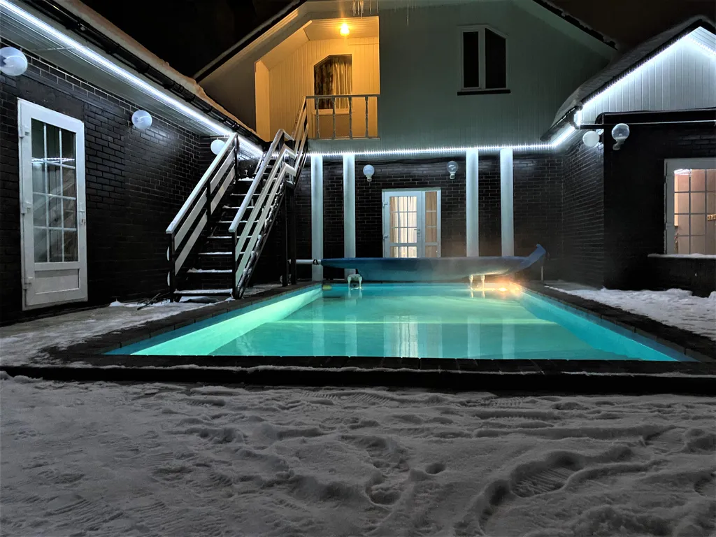 Коттедж Коттедж Дубровки-Лесное Бассейн уличный +37С, банный комплекс — Дубровки