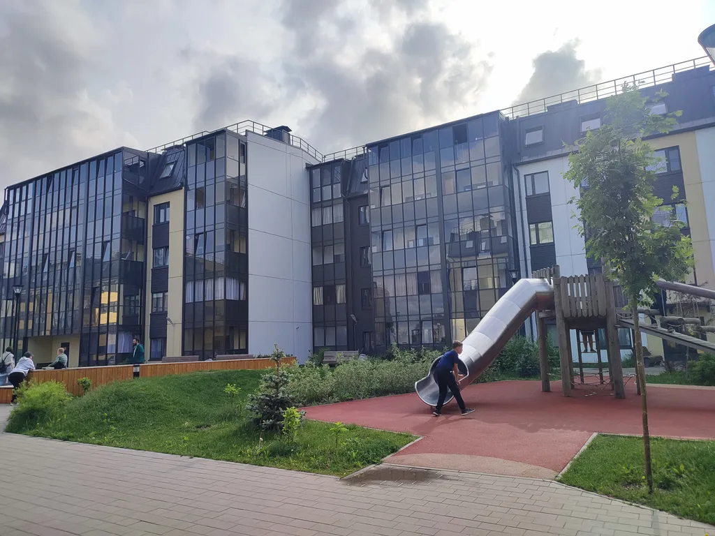 Квартира Квартира Уютная новая студия в ЖК Юттери — Колпино