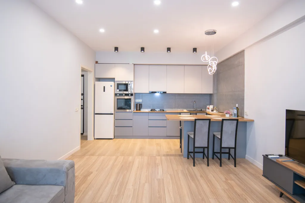 Новые 2BR апартаменты с панорамным видом на город, Реку Кура и горы