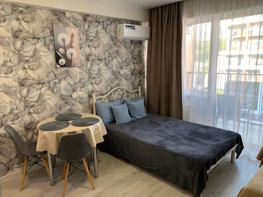 Уютная элитная студия на самом берегу Черного моря в элитном ЖК