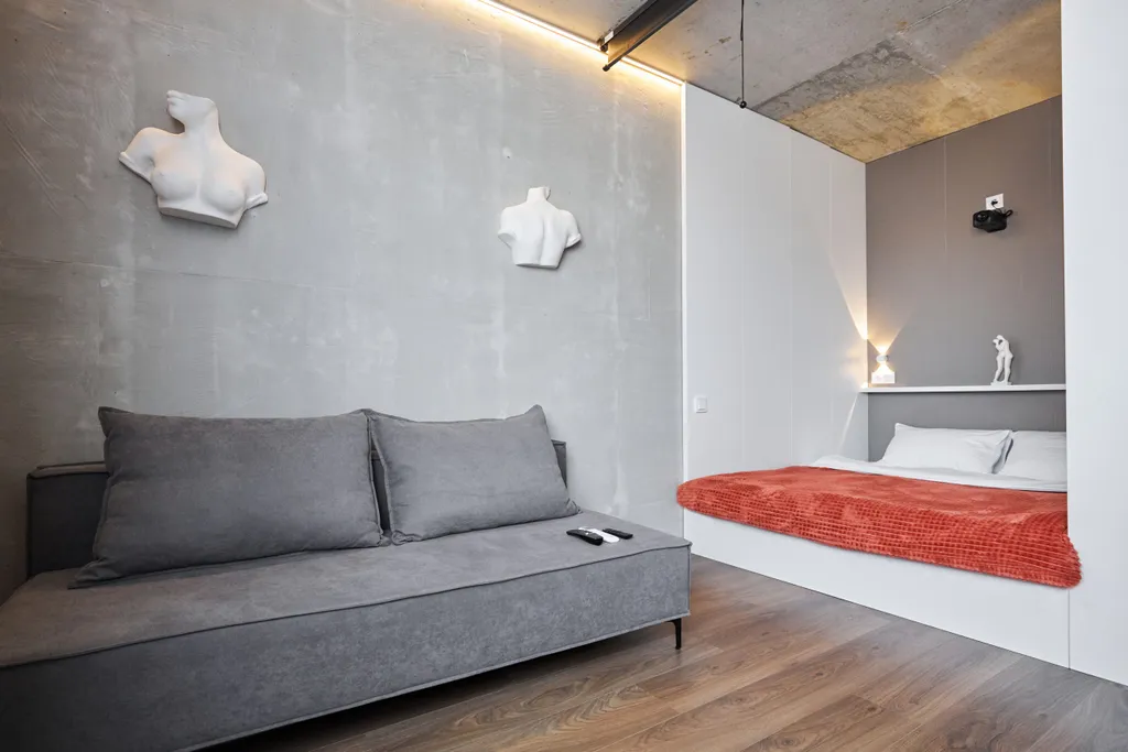 Уютный семейный лофт ,с  проектором для просмотров фильмов !