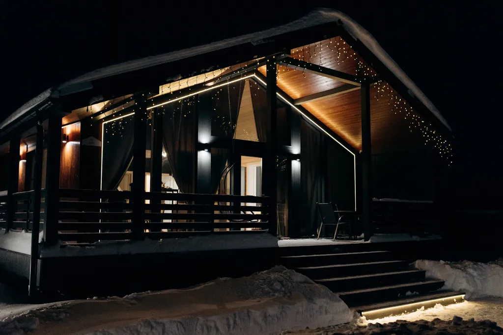 Коттедж Дом с панорамными окнами рядом с Можайским морем — Можайск