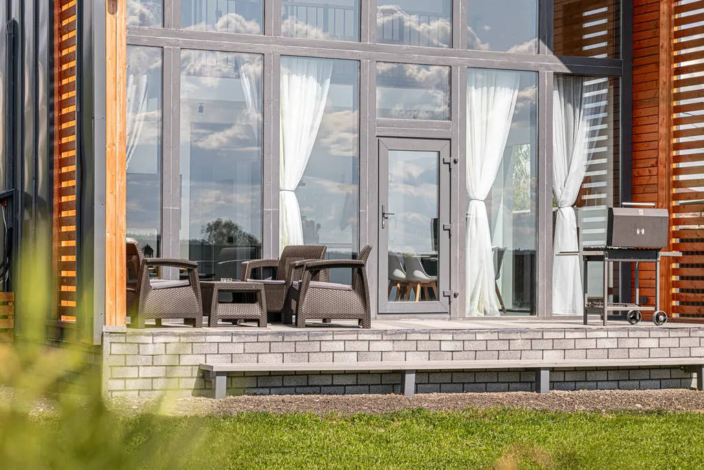 Современный барн вблизи лучших склонов Подмосковья