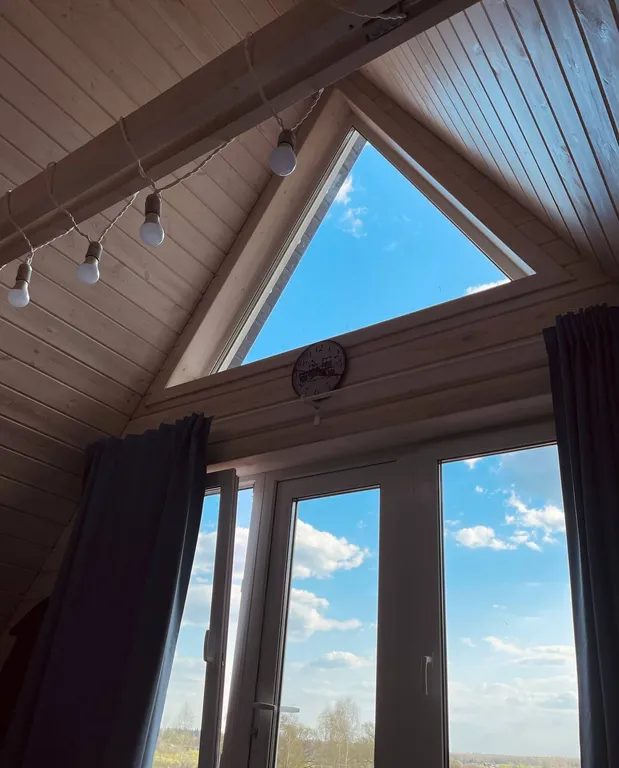 Papino village blue домик рядом с водопадом и лесом