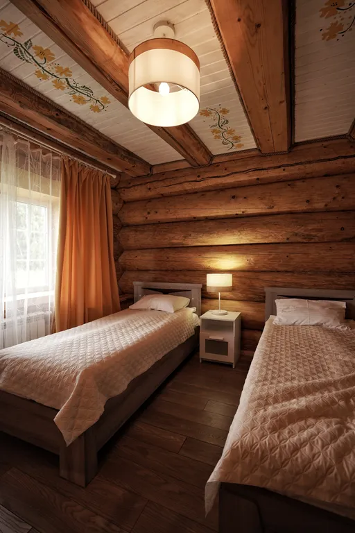 5-комнатный двухэтажный Коттедж Цветы в Подмосковье в окружении леса