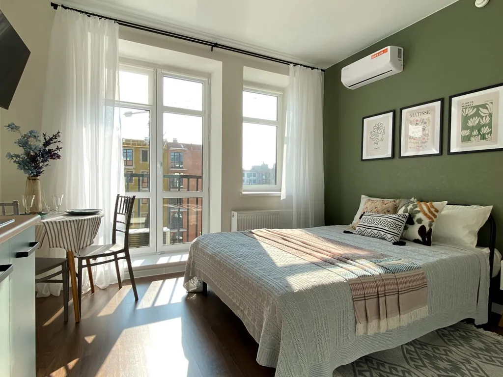 Квартира Квартира Дизайнерская Студия Апарт-Комфорт Green в Новом ЖК Сердце Ярославля — Ярославль