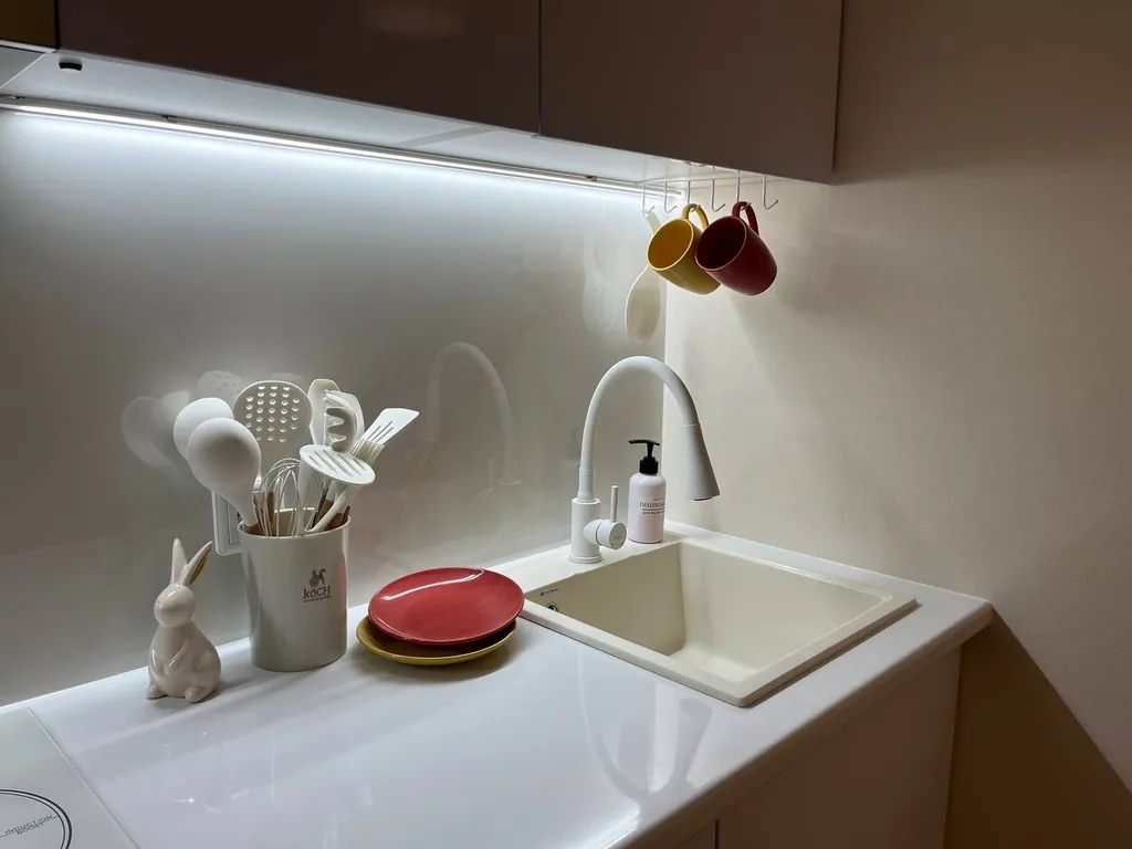 Стильная студия в современном комплексе