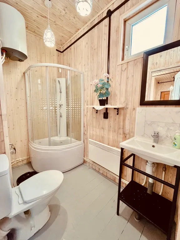 Уютный коттедж с мангалом и видом на Волгу