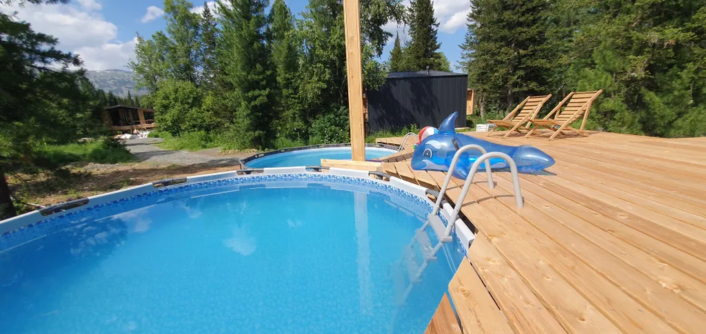 Новый Luxe Barn House с банным чаном