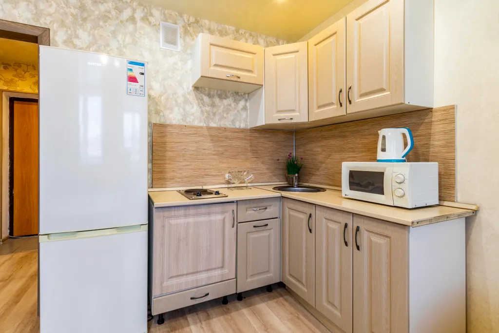 Квартира-студия с балконом для командированных и отдыха