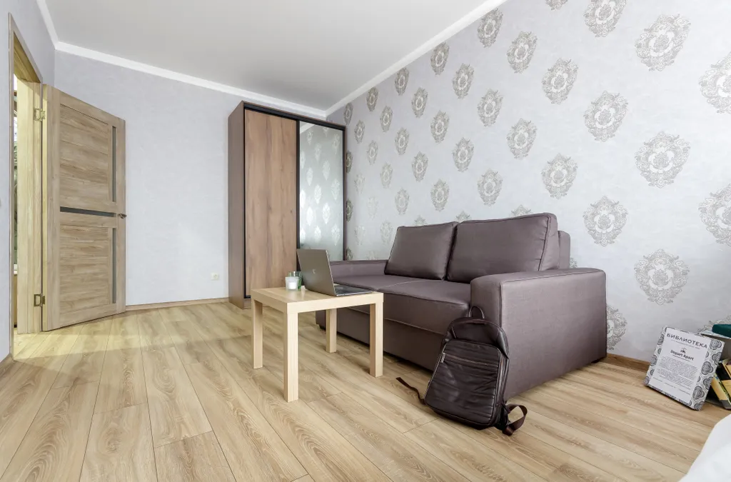 Квартира Квартира Стиль и высота, панорамный балкон, 14 этаж, жк «маршал», smart tv — Краснодар