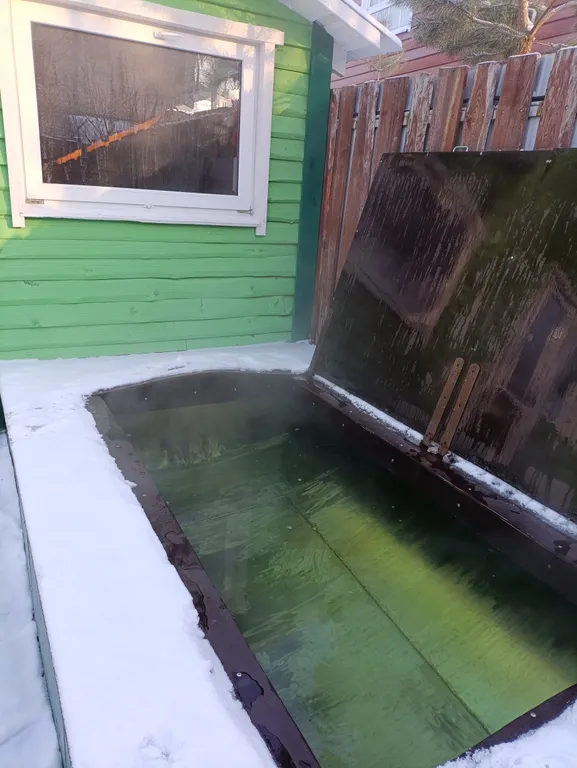 Медовый дом с баней и теплой купелью