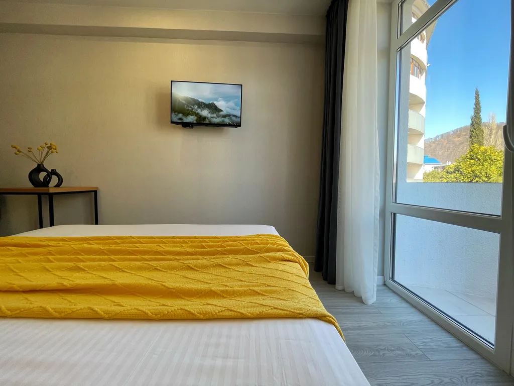 Апартаменты в 3 минутах от моря с маленьким балконом