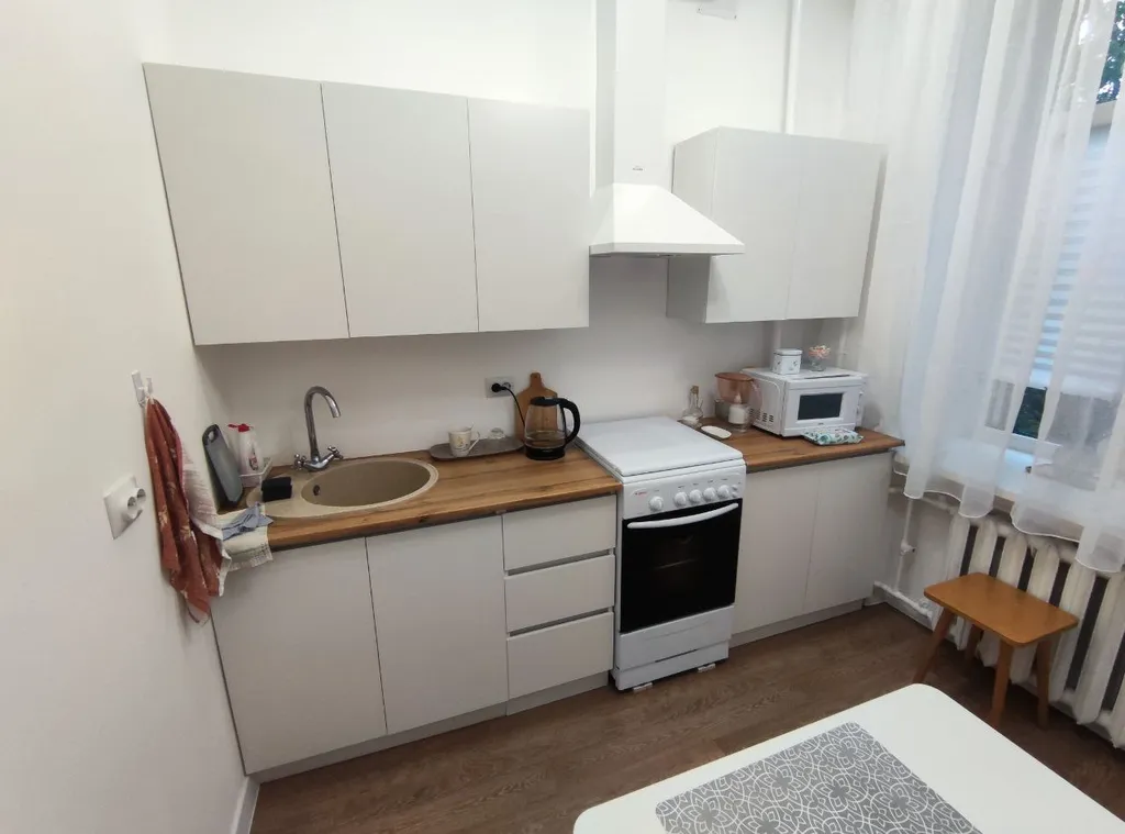 Светлая квартира с видом на Костёл и новым ремонтом