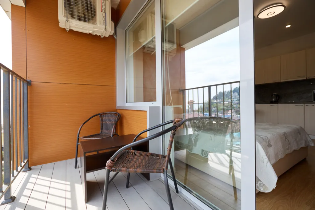 Апартаменты с видом на море и горы