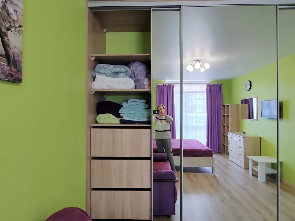 Уютная квартира с большой лоджией - террасой у открытого моря