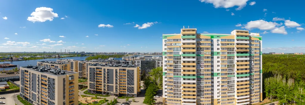Квартира Светлая квартира Волна для 4 гостей — Тюмень