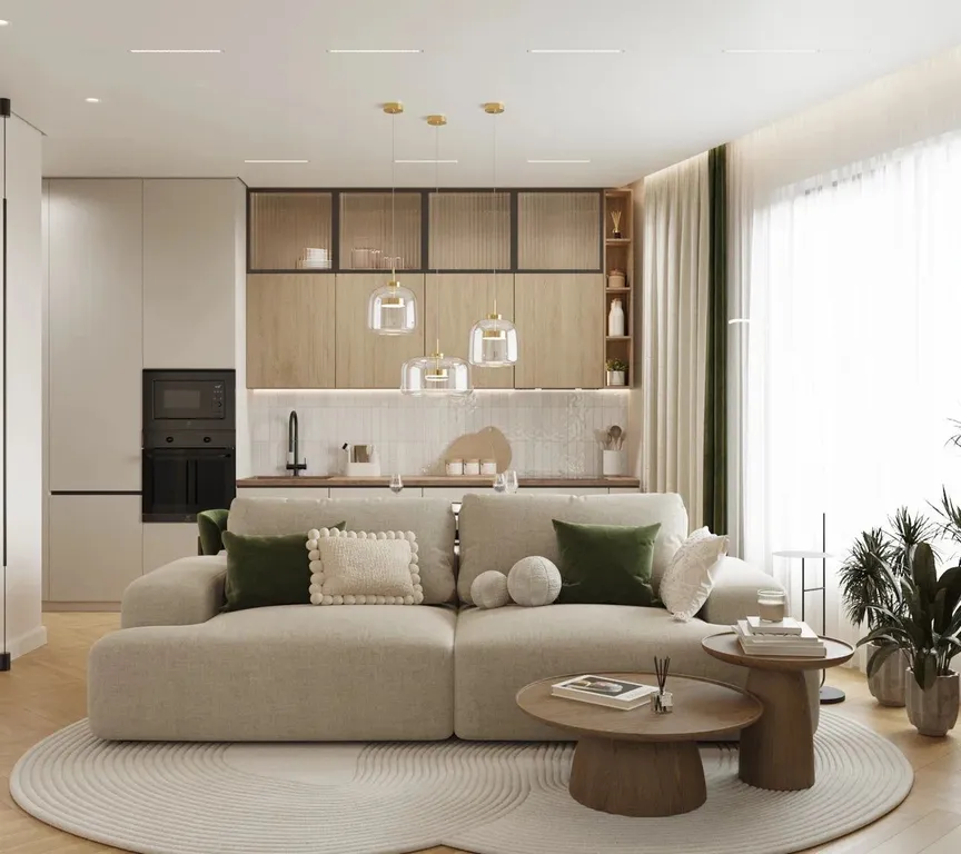 Квартира Дизайнерская евро 2-комнатная квартира в жк бизнес-класса forst — Москва