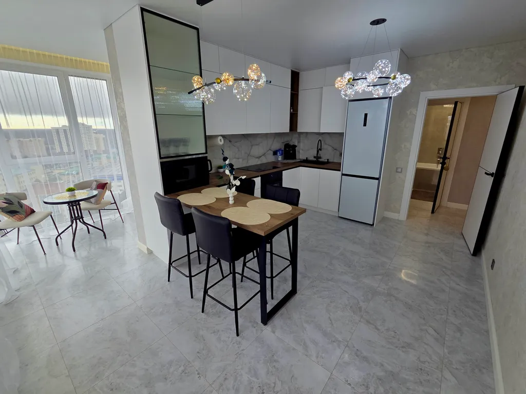 Стильная квартира с красивым видом