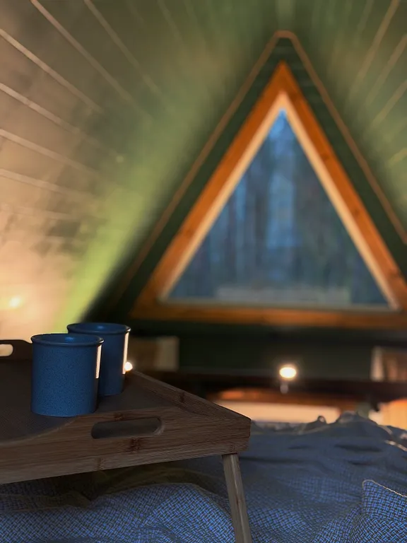 Зелёный а-фрейм