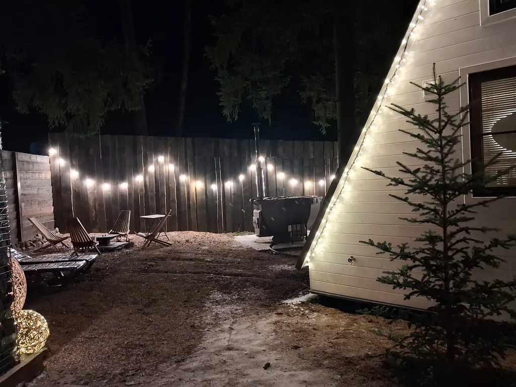 Дом Hamster в хвойном лесу у Большой воды