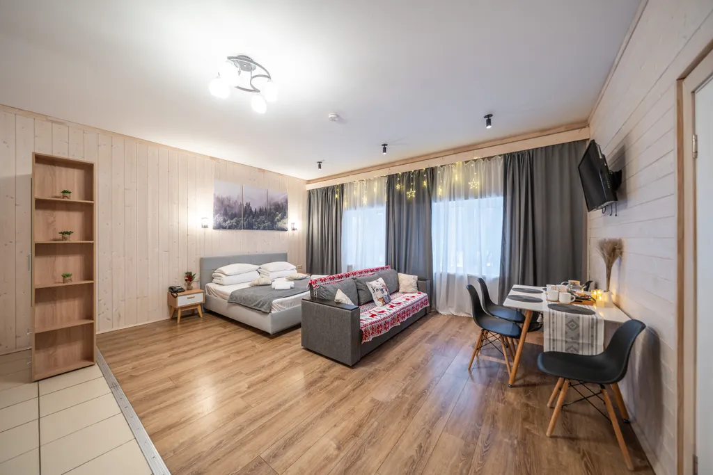 Уютные апартаменты с видом на лес