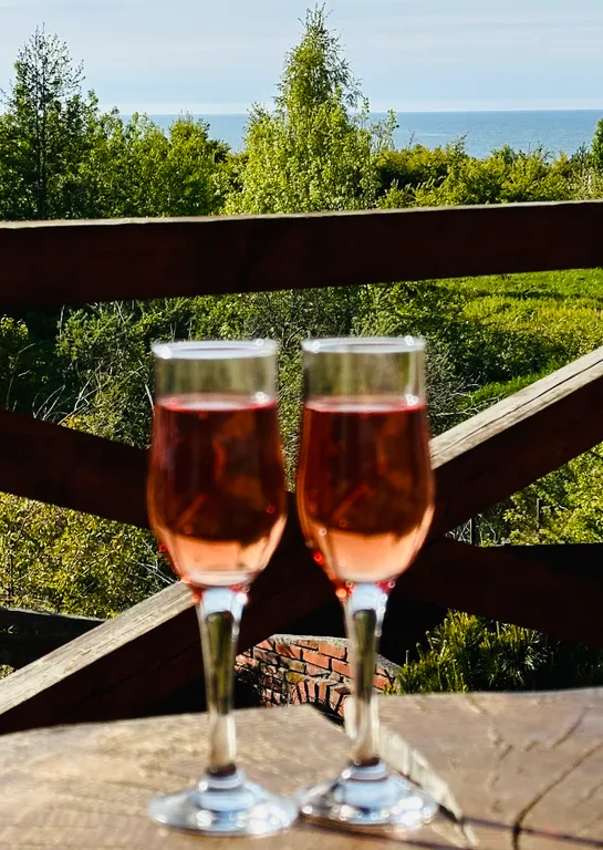 Дом-усадьба с видом на море с баней и беседкой