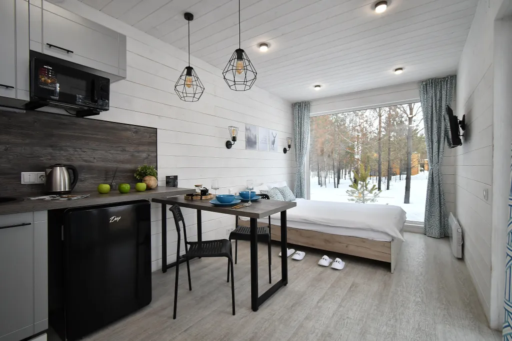 Двухместный 1 домик в лесу