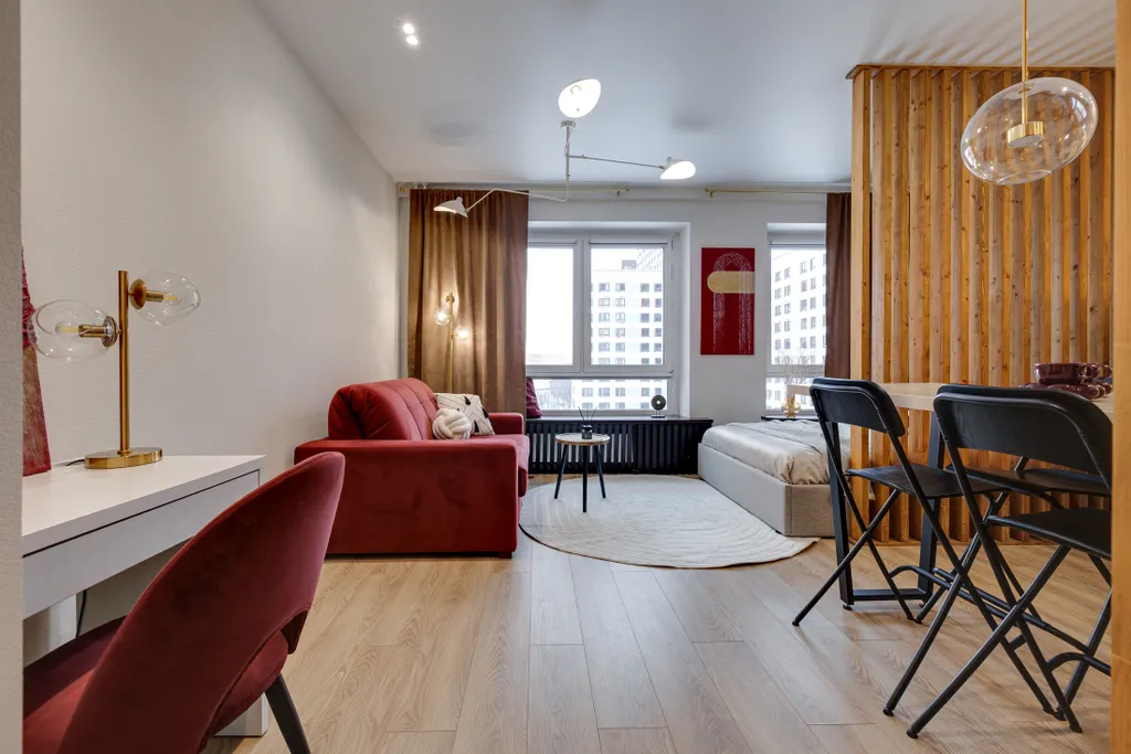 Большая уютная студия на 4х рядом с метро