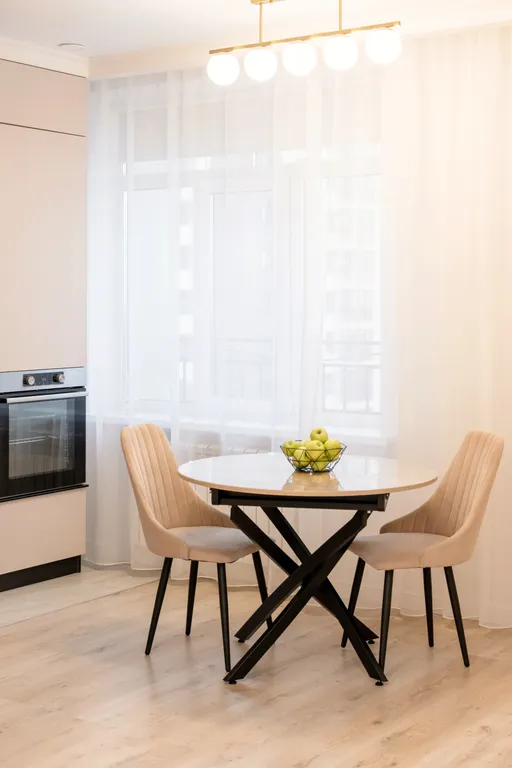 Нежная квартира с дизайнерским ремонтои