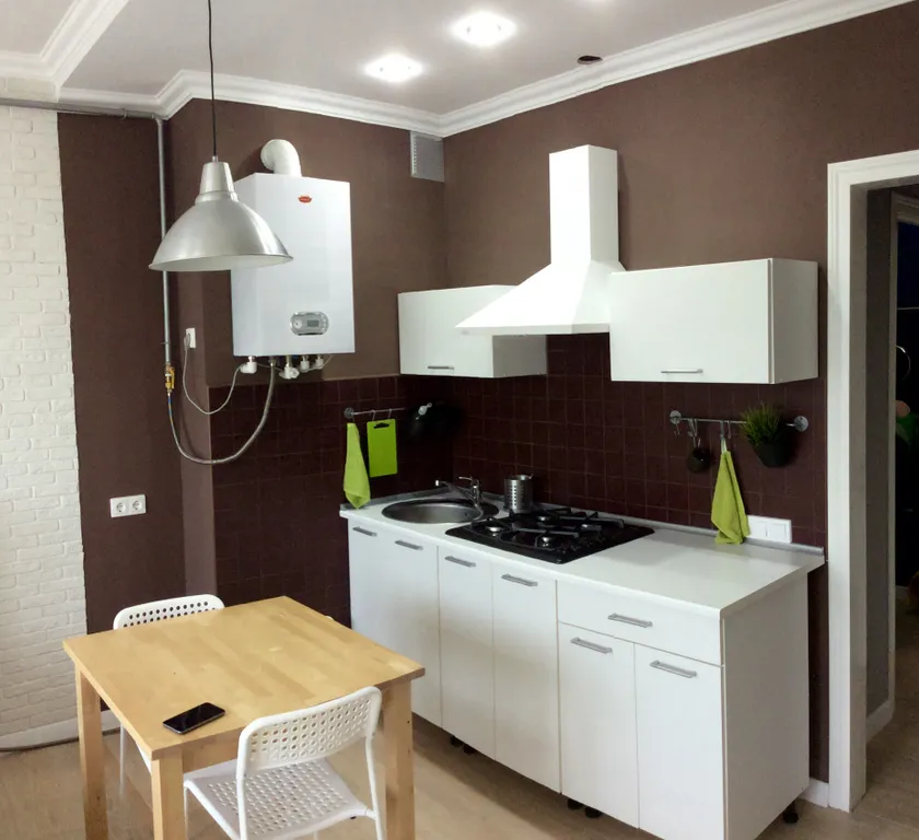 Панорамная студия с видом на горы в самом центре Небуга