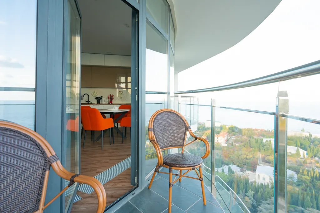 Дизайнерские апартаменты LS-LUX-ORANGE в ЖК Крымская Резиденция