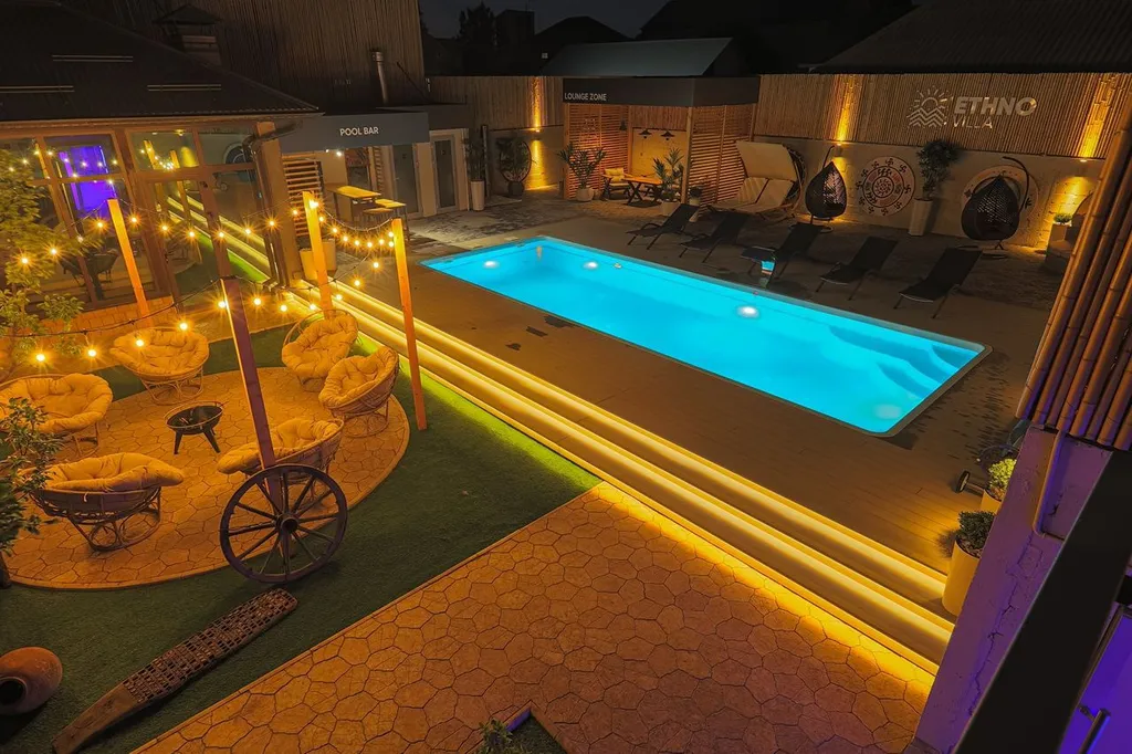 Коттедж Бассейн с подогревом и лаундж зоной — аренда посуточно в Махачкала