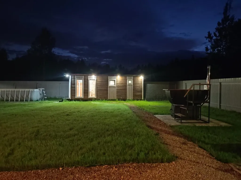 Уютный дом с баней и чаном