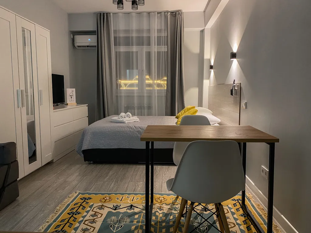 Студия с прямым видом на Аибгу вблизи от подъёмника