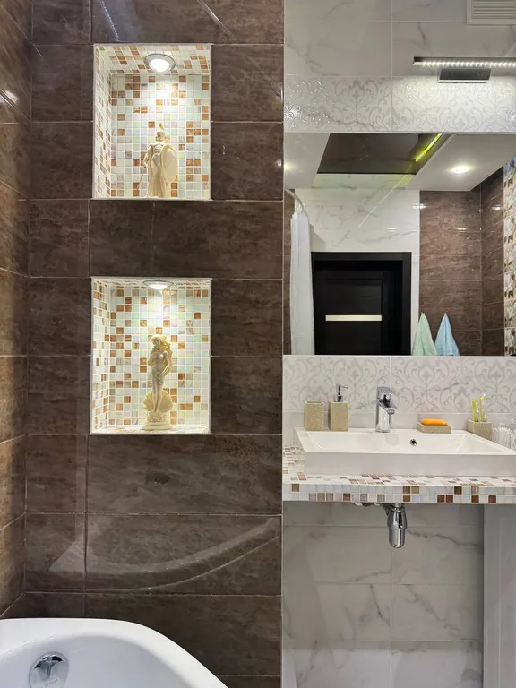 Квартира с камином у леса