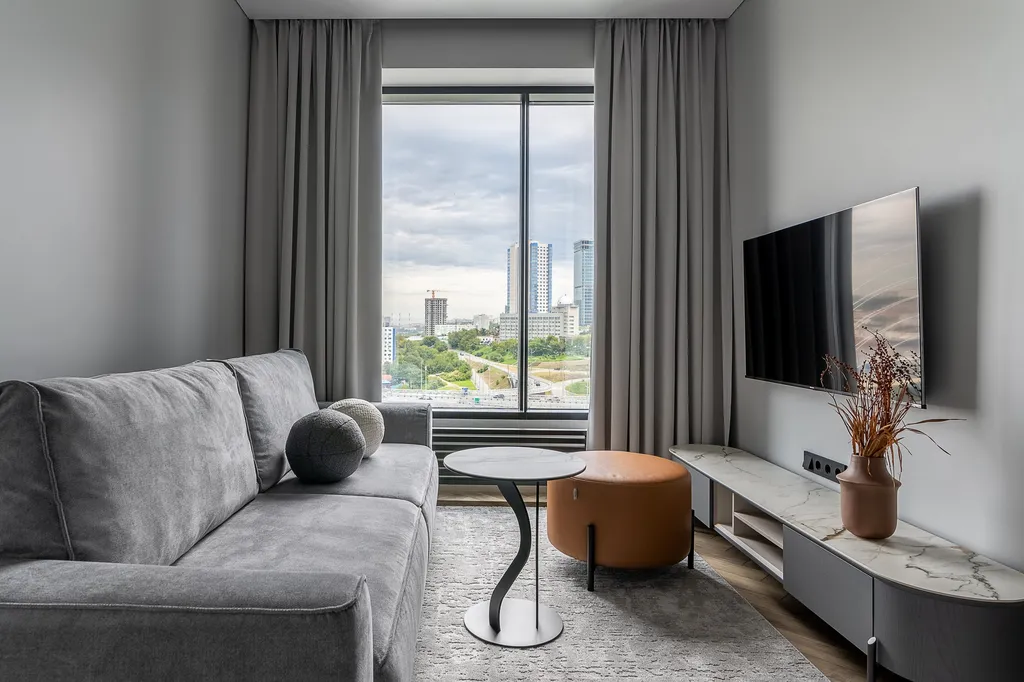 Новый панорамный апартамент с видом на море и Золотой Мост