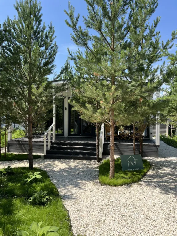 Домик, чан, баня в сосновом лесу, закрытая территория