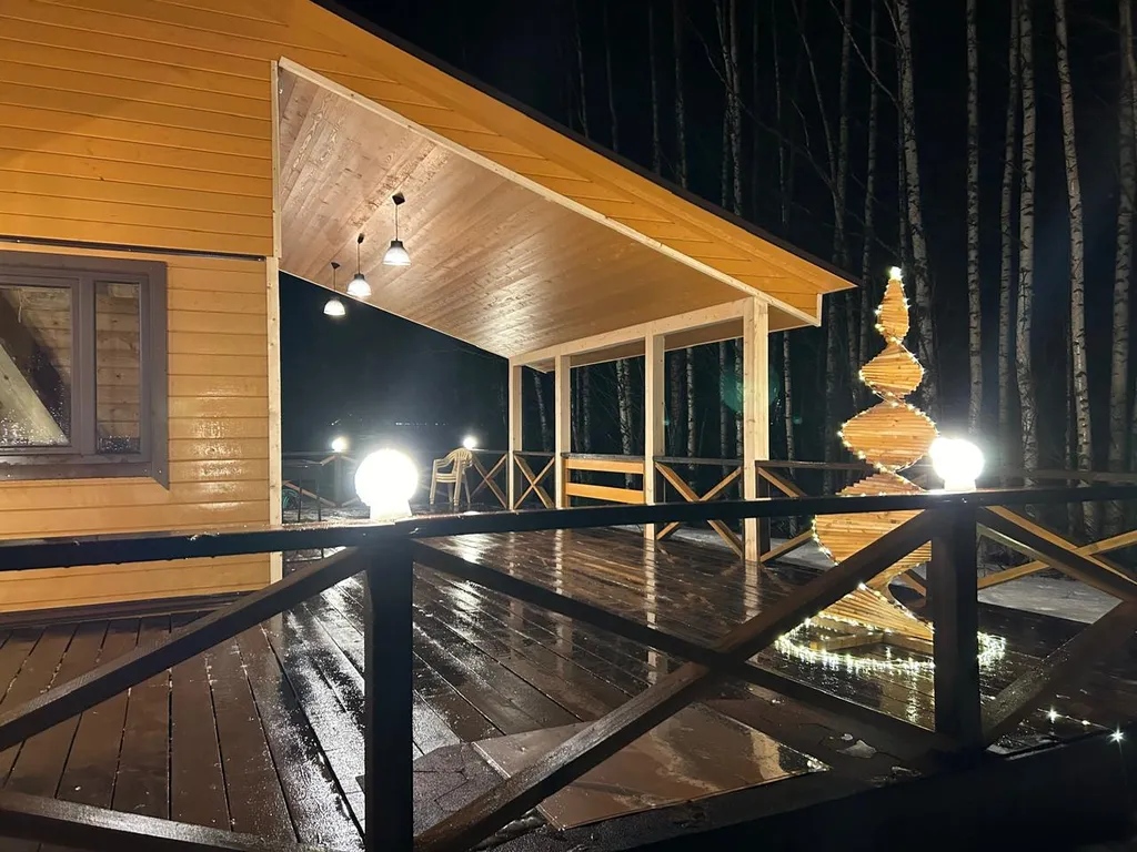 Гостевой дом с просторной крытой террасой