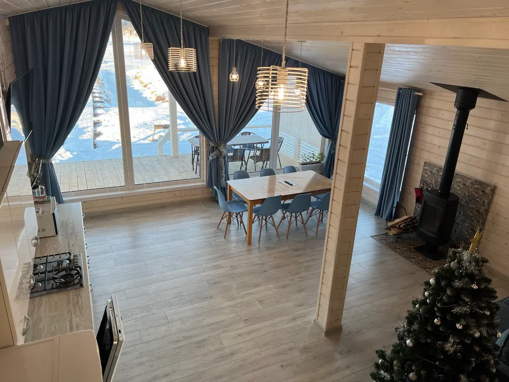 Дом Небесный с сауной и купелью на берегу Ладожского озера